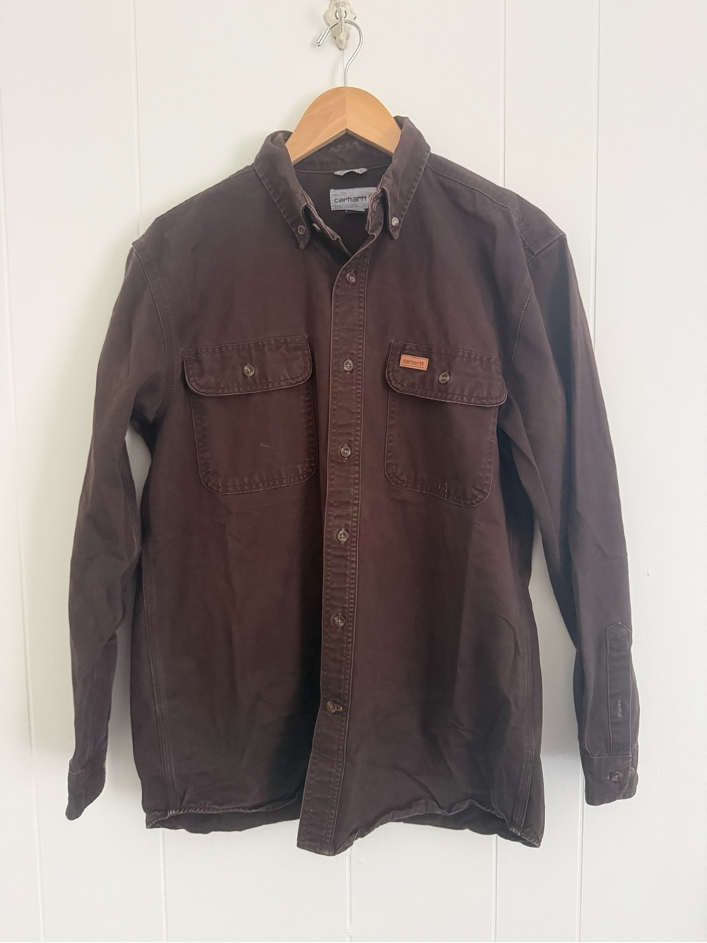 Carhartt Dark Brown Men's Lightweight Shirt Jacket